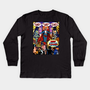 COMIC BOOKS Kids Long Sleeve T-Shirt